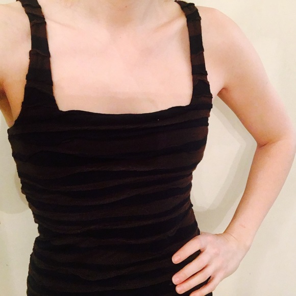 Final Price Free People Ripple Texture Bodycon Mini - Picture 5 of 5